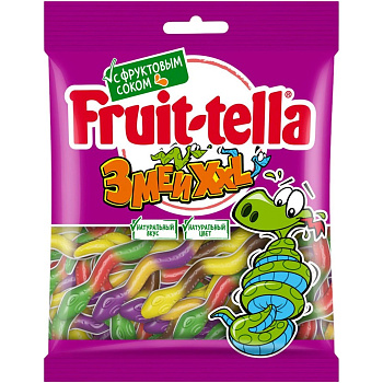Мармелад FRUITE-TELLA жевательный змеи XXL 70г
