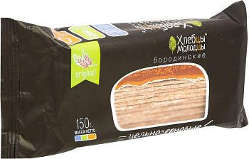 Хлебцы-МОЛОДЦЫ бородинские цельнозерновые 150г