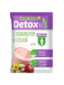 Кисель detox bio NORM с топинамбуром и свеклой 25г