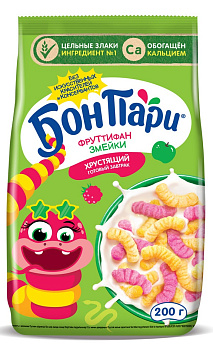 Готовый завтрак Бон Пари Фруттифан Змейки 200г