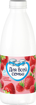 Йогурт ДЛЯ ВСЕЙ СЕМЬИ Клубника земляника 930г без ЗМЖ
