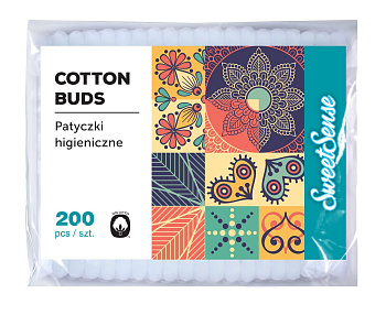 Палочки ватные Sweet Sense 200шт