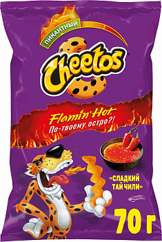 Чипсы CHEETOS Сладкий тай чили 70г