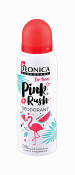 Антиперспирант-спрей DEONICA Pink Rush с 8 лет 125мл