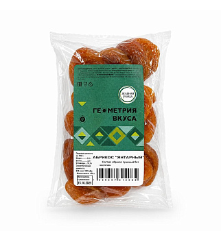 Абрикос ГЕОМЕТРИЯ ВКУСА Янтарный сушеный б/к 150г