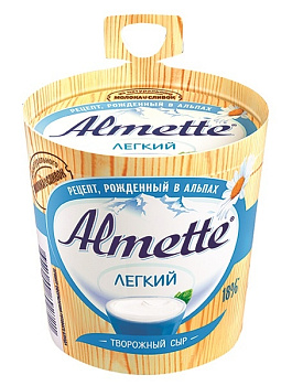 Сыр творожный Альметте Легкий 150г