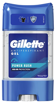 Дезодорант-антиперспирант гелевый GILLETTE Power Rush 70 мл