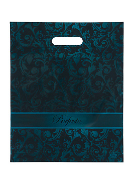 Пакет "Перфекто Ультрамарин" полиэтиленовый с выруб ручкой 30*37см 90мкм 4103334