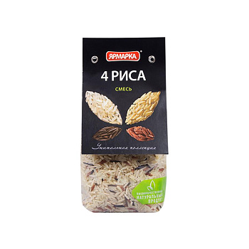 Крупа Bravolli! Смесь 4 риса 350г м/у