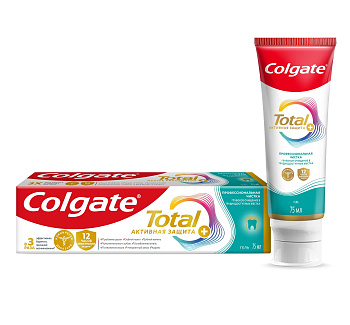 Зуб.паста COLGATE Total 12 профессиональная чистка гель 75мл 