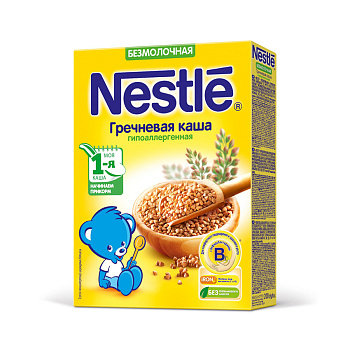 Каша NESTLE Безмолочная гречневая с 5мес 200г пауч