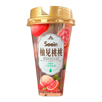 Чай фруктовый SEEIN со вкусом персика и грейпфрута 400мл п/б