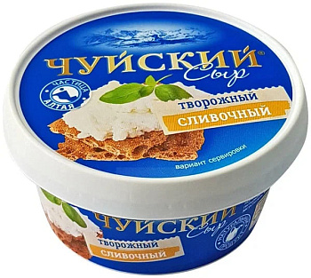 Сыр творожный Чуйский сливочный 67% 140гр
