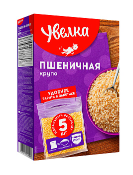 Крупа пшеничная УВЕЛКА 400г (5уп*80г)