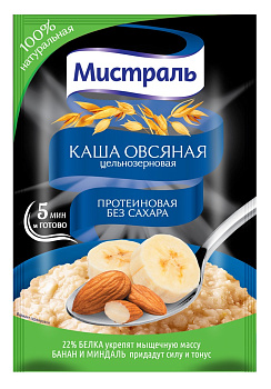 Каша овсяная МИСТРАЛЬ Протеиновая 40г