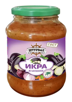 Икра из баклажанов ст/б 480г