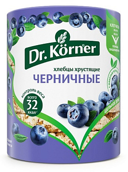 Хлебцы ДОКТОР КЕРНЕР злаковый коктель Черничный 100г