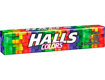 Леденцы HALLS Colors карамель 25г