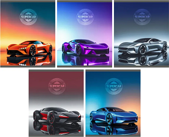 Тетрадь 48л А5 клетка ЭКСМО SuperCar ТК489644
