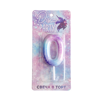 Свеча для торта цифра 0 6882425