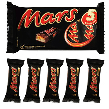Батончик MARS мультипак  (40,5*5) 202,5г