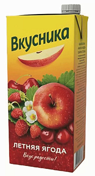 Напиток сокосодержащий ВКУСНИКА Летняя Ягода 0,95л т/п