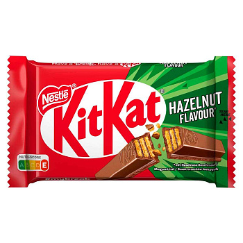 Шоколад KitKat Fingers White с хрустящей вафлей cо вкусом лесной орех 41,5г