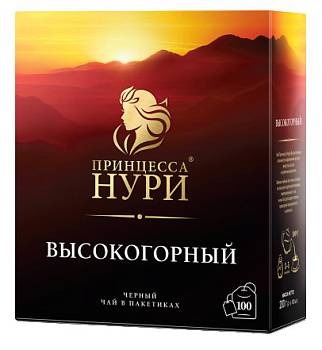 Чай ПРИНЦЕССА НУРИ Высокогорный 200г (100*2г) дубль