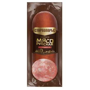 Колбаса Стародворье Мясорубская срез в/к в/у 350гр