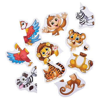 Макси пазлы Весёлый зоопарк 3443432