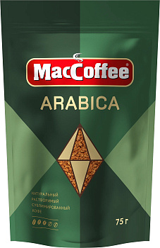 Кофе MAC COFFEE ARABIKA растворимый сублимированный 75г м/у