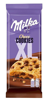 Печенье Милка XL Cookies с кусочками молочного шоколада 138г