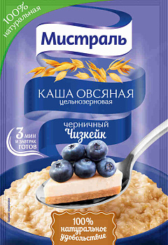 Каша МИСТРАЛЬ Черничный чизкейк 40г