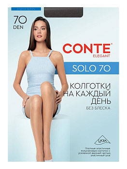 Колготки CONTE SOLO 70ден nero р6