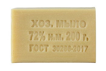 Мыло хозяйственное 72% 200гр в уп.