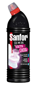 Гель SANFOR WC  Spesial Black 750мл