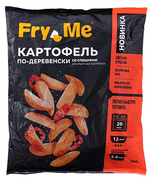 Картофель We Fry дольки по-деревенски со специями 700г