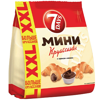 Круассаны 7DAYS мини  крем какао 335г