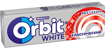 Жевательная резинка ORBIT Белоснежный Классический 14г