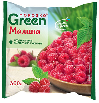 Смесь МОРОЗКО Green Малина 300г