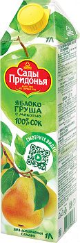 Сок САДЫ ПРИДОНЬЯ яблоко/груша 1л т/п