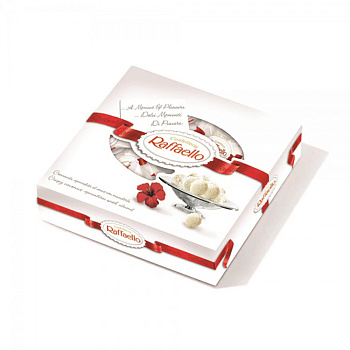 Конфеты FERRERO Рафаэлло Т24 240г плоск