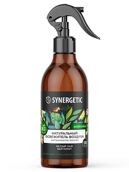Освежитель воздуха SYNERGETIC Белый чай и бергамот 380мл