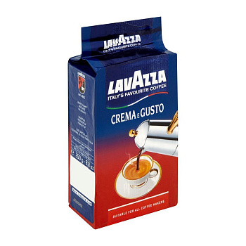 Кофе LAVAZZA Crema e Gusto молотый 250г в/у