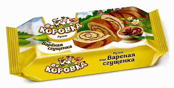 Рулет бисквитный РОТ ФРОНТ Коровка 200г