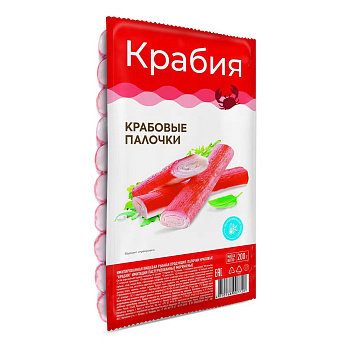 Палочки крабовые Крабия 200г