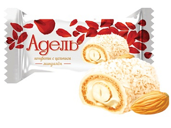 Конфеты АККОНД Адель с цельным миндалем