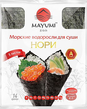 Капуста морская MAYUMI Суши Нори 14г
