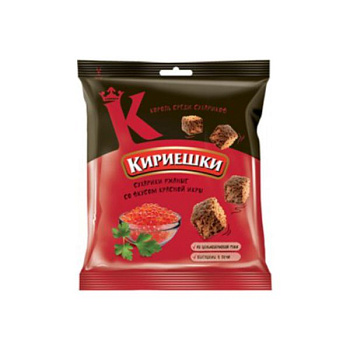 Сухарики Кириешки красная икра 40г