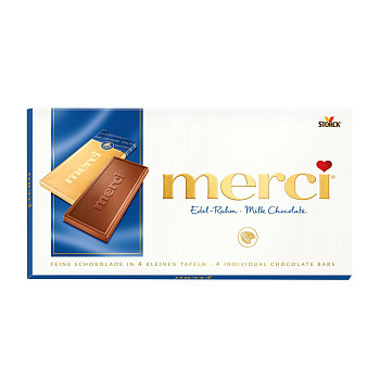 Шоколад MERCI молочный 100г